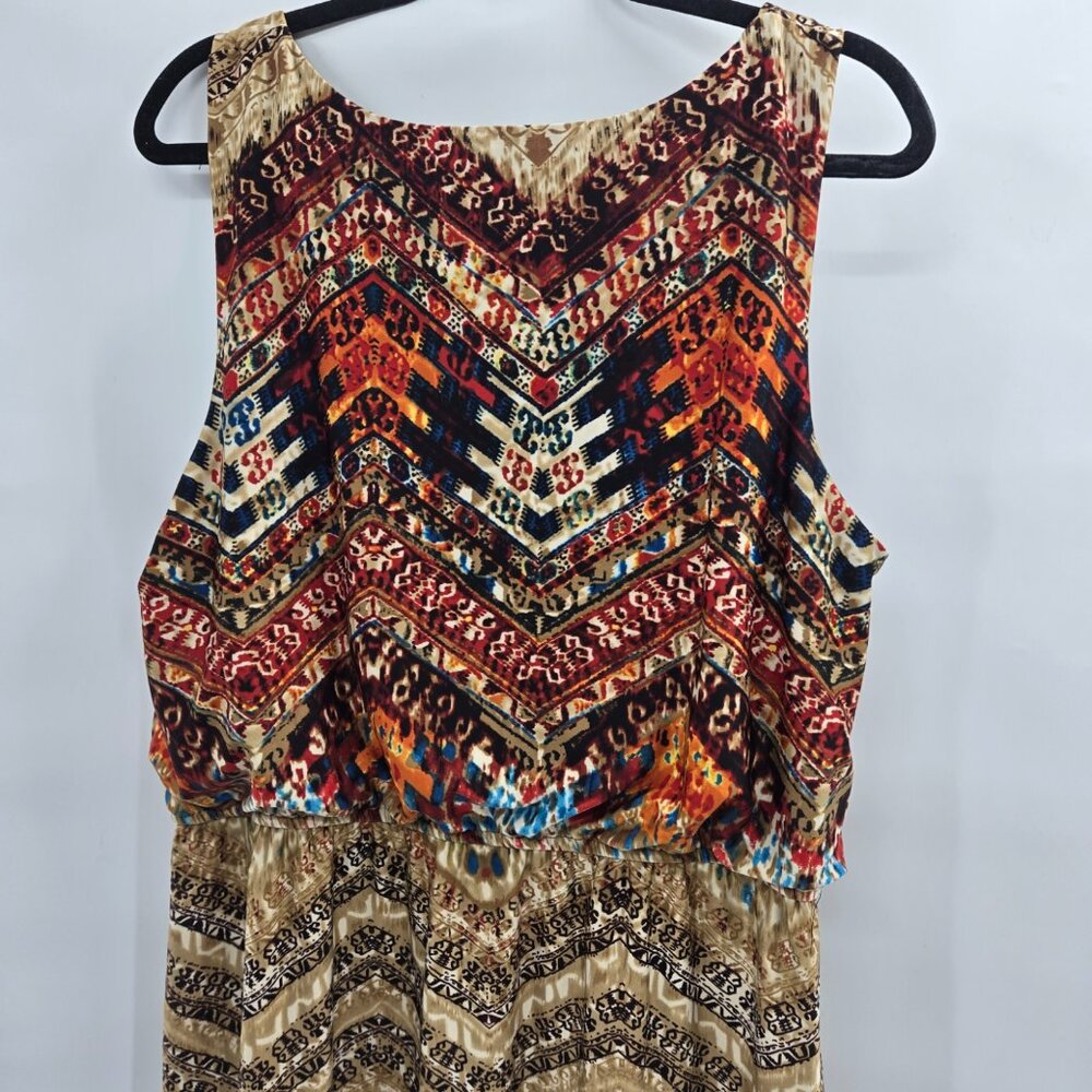 Emma & Michele Bohemian Sleeveless Maxi Dress 2x - Picture 5 of 10